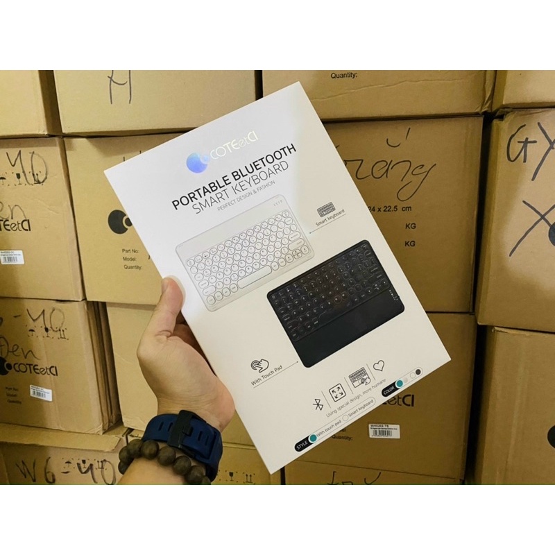 Bàn phím bluetooth Coteetci có trackpad