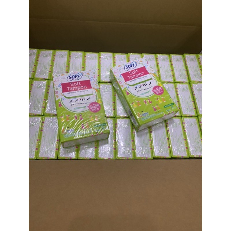 Băng vệ sinh siêu thấm Nhật Bản Sofy Tampon gói 9 miếng