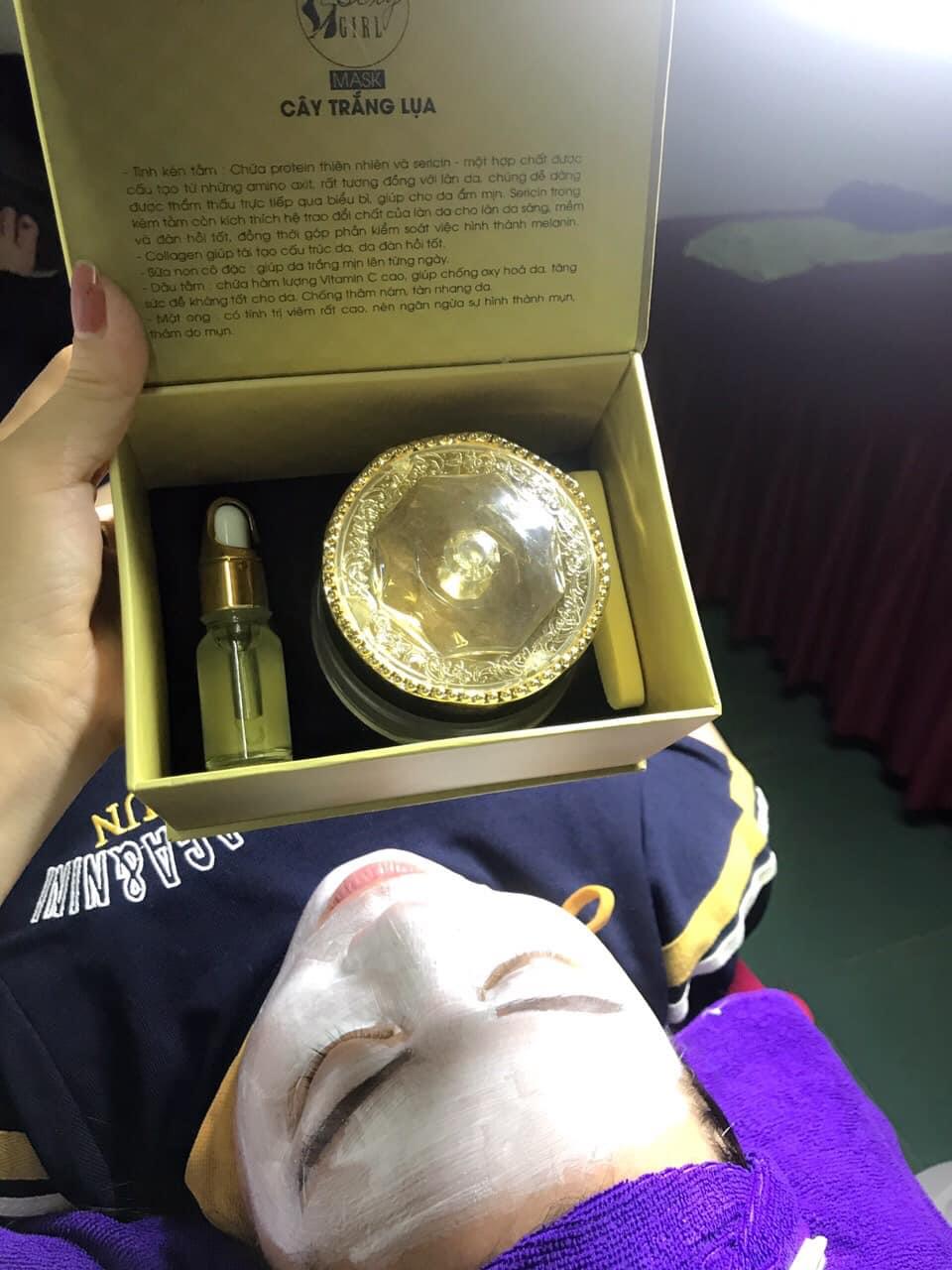 Mask cấy trắng lụa nano collagen (chính hãng)