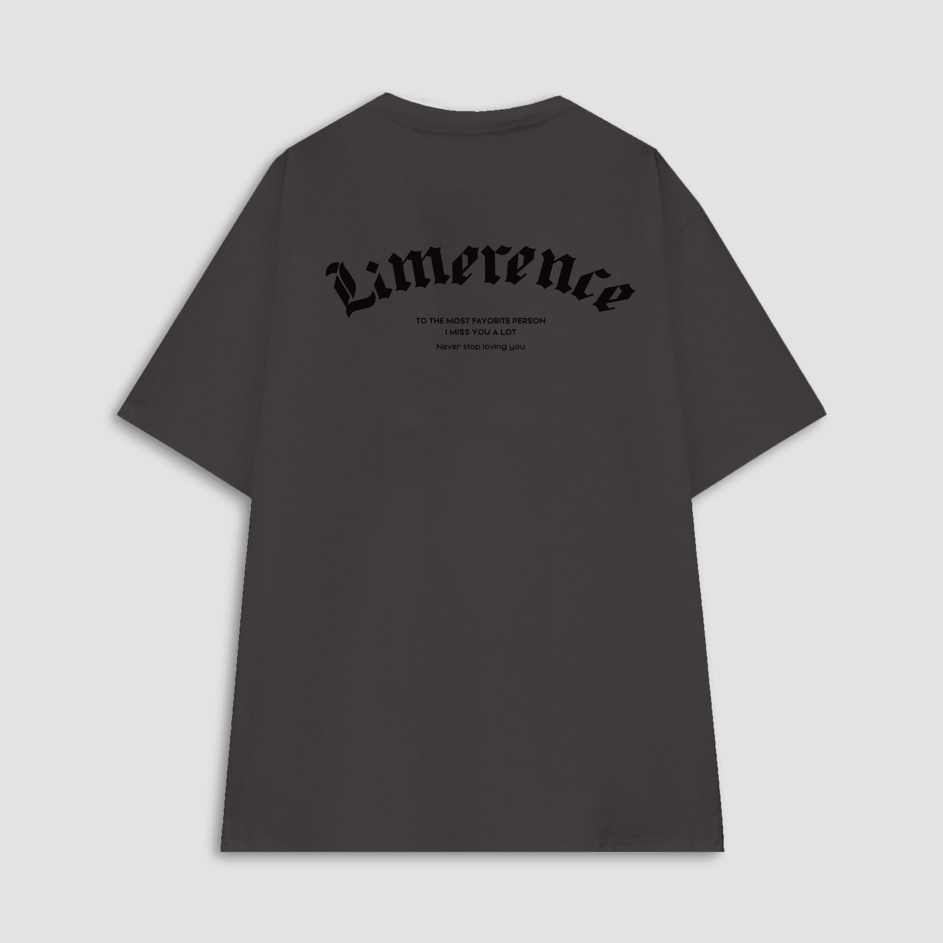 Áo thun form rộng LIMERENCE - Basic logo cotton cao cấp co giãn, dày dặn Local Brand