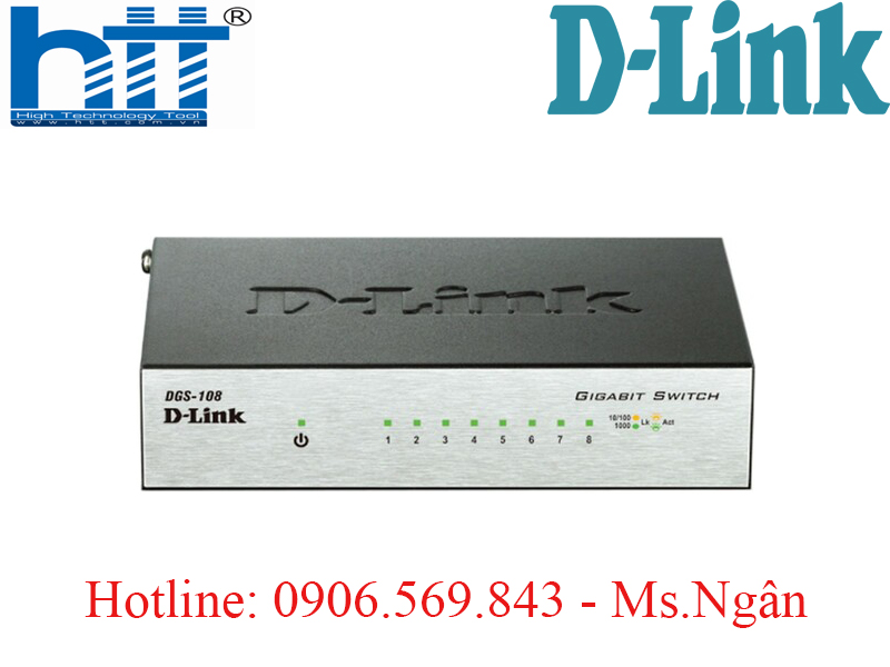 Bộ mở rộng Wifi D-link DGS-108