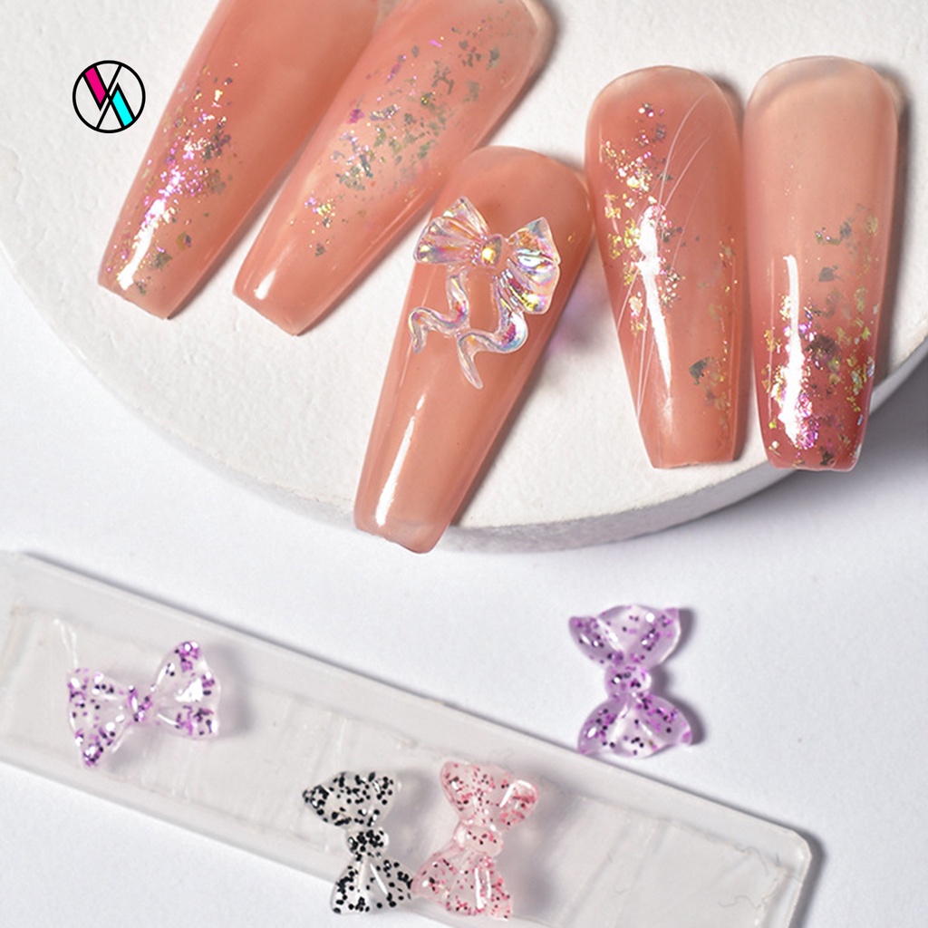 Set 20 nơ đính móng tay đủ màu
