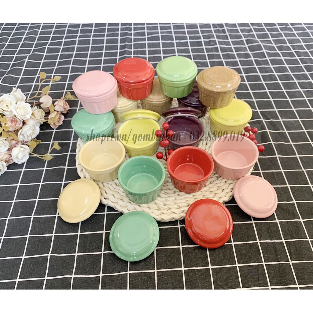 CỐC HŨ SỨ / RAMEKIN LÀM CARAMEN , BÁNH PLAN