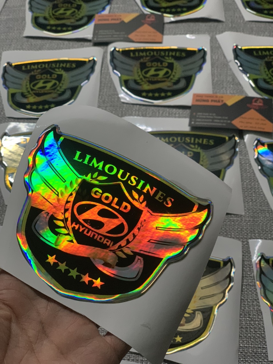 [XE TẢI]LOGO dổ nhựa 7 màu- Miễn phí vận chuyển toàn quốc