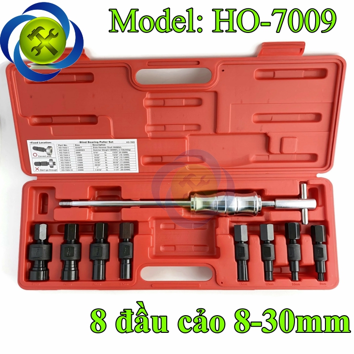 Cảo giật bạc đạn HO-7009 có 8 đầu cảo từ 8mm-30mm