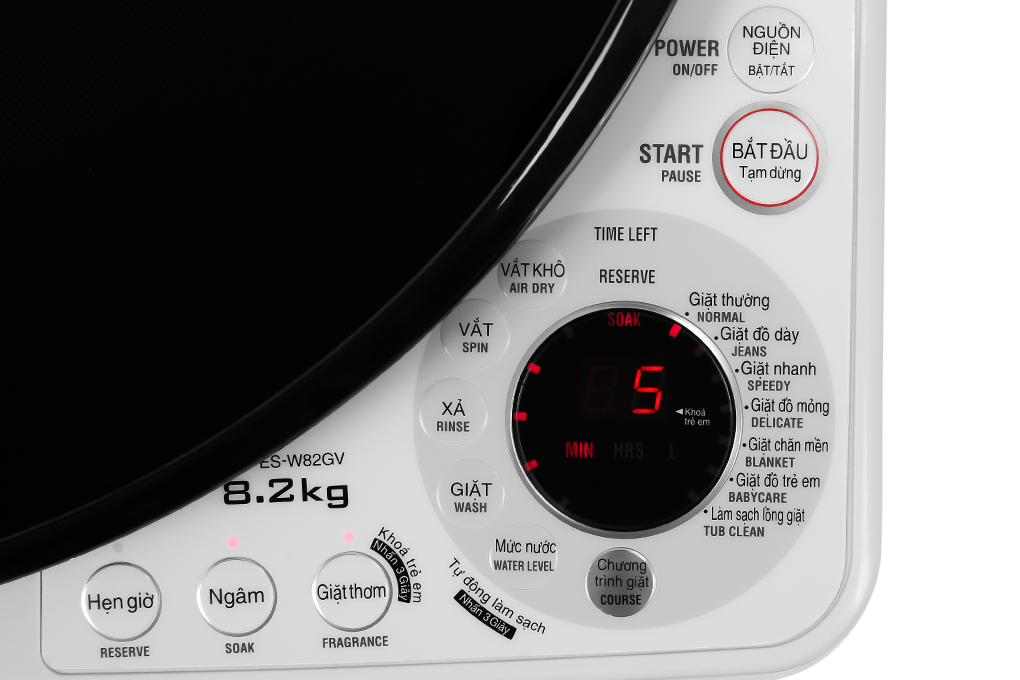 Máy giặt Sharp ES-W82GV-H 8.2Kg