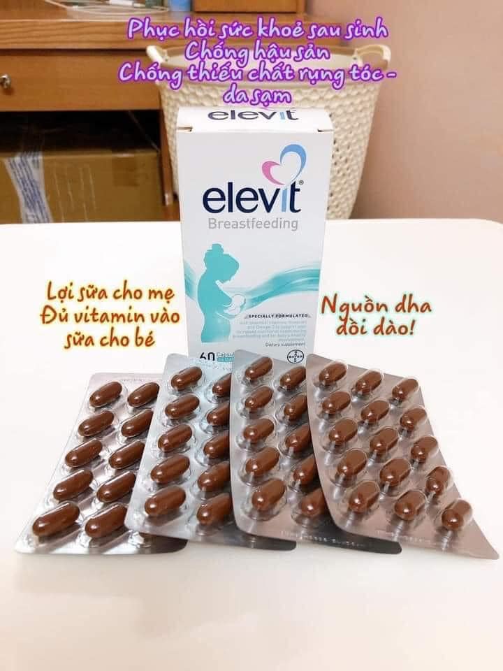 Elevit Breastfeeding Úc - ELEVIT SAU SINH 60 viên