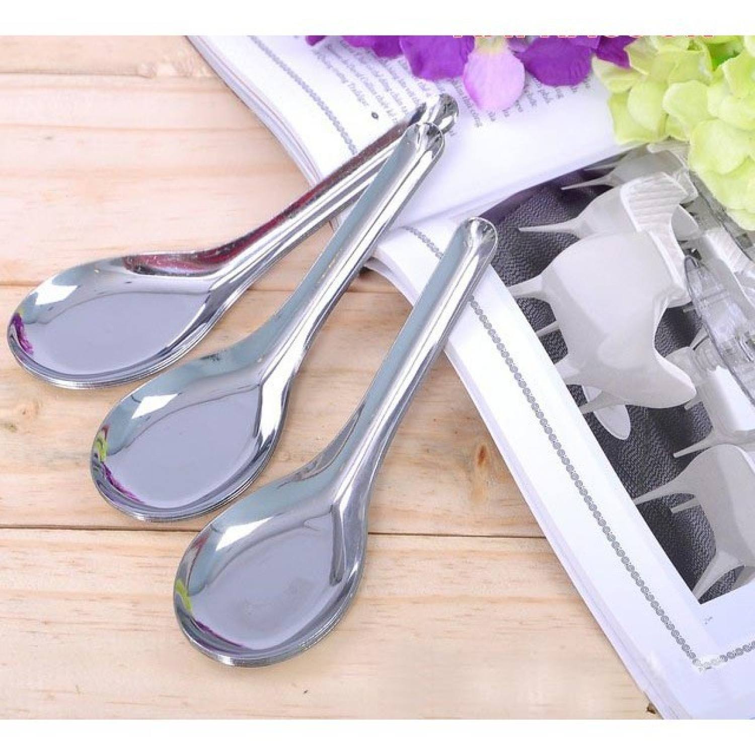 combo 10 muỗng ăn cơm canh inox hàng đẹp