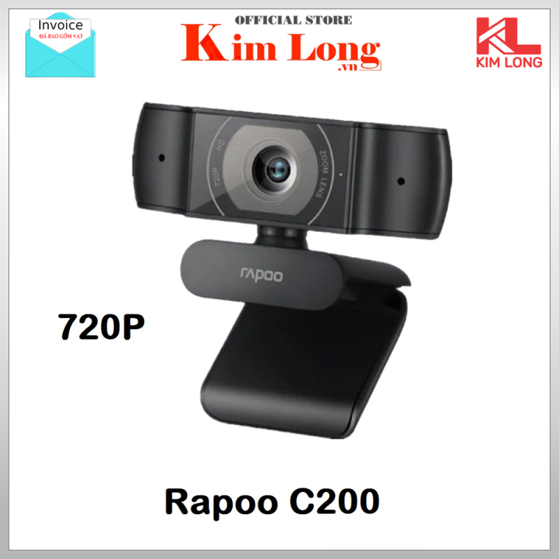 Bảng giá Webcam Rapoo C200 HD 720P - Bảo hành 2 năm chính hãng Phong Vũ
