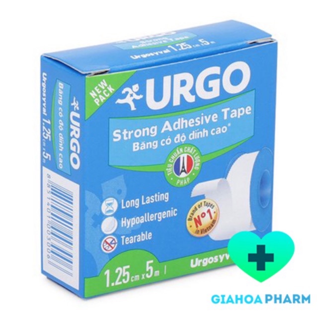 Băng keo lụa Urgosyval 125cm x 5m