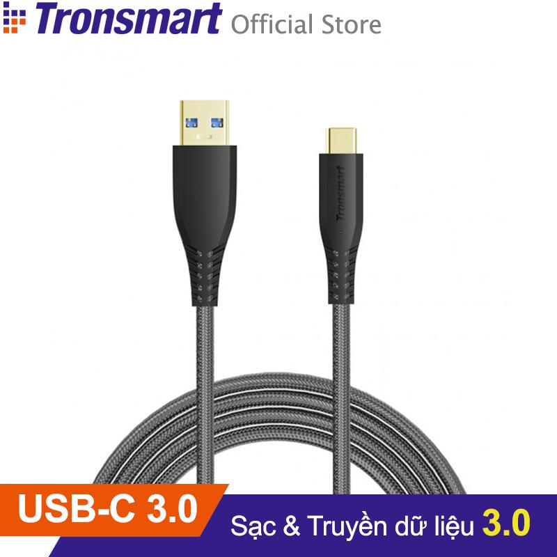 Cáp sạc TRONSMART TAC USB-C to USB-A 3.0 (độ dài từ 1m - 1.8m)