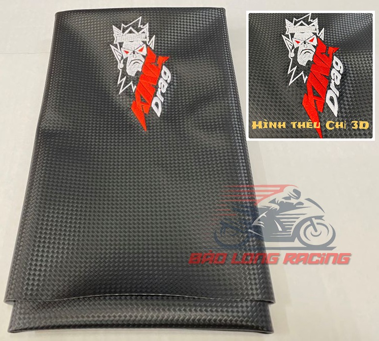Da yên Kingdrag 3D Thêu chỉ Kiểu Thái gắn mọi loại xe máy Exciter,Winner,vario,Wave,dream,Sirius,sonic.....