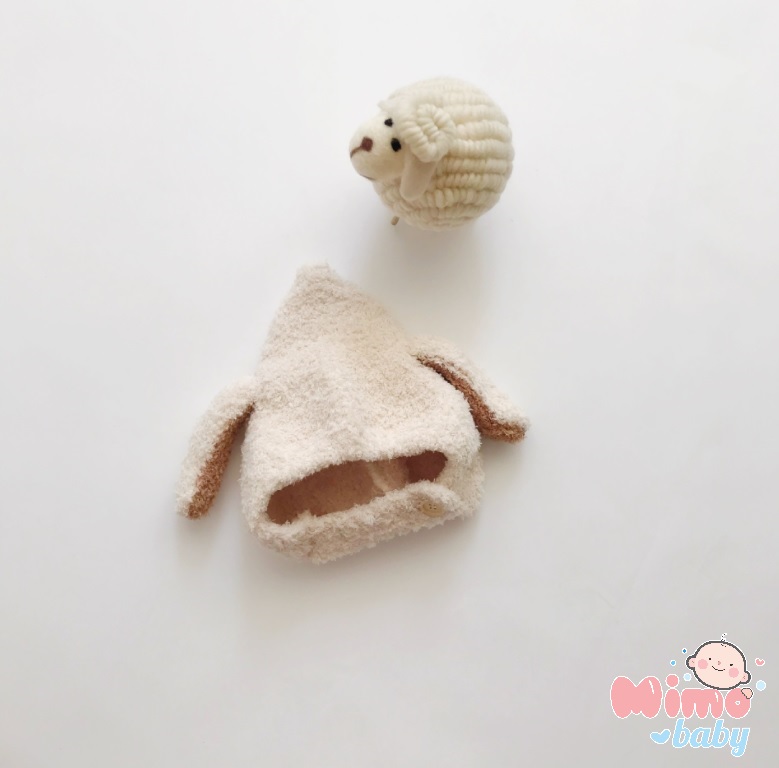 Mũ len tai cừu cho bé (6m-2y) ML02 Mimo baby
