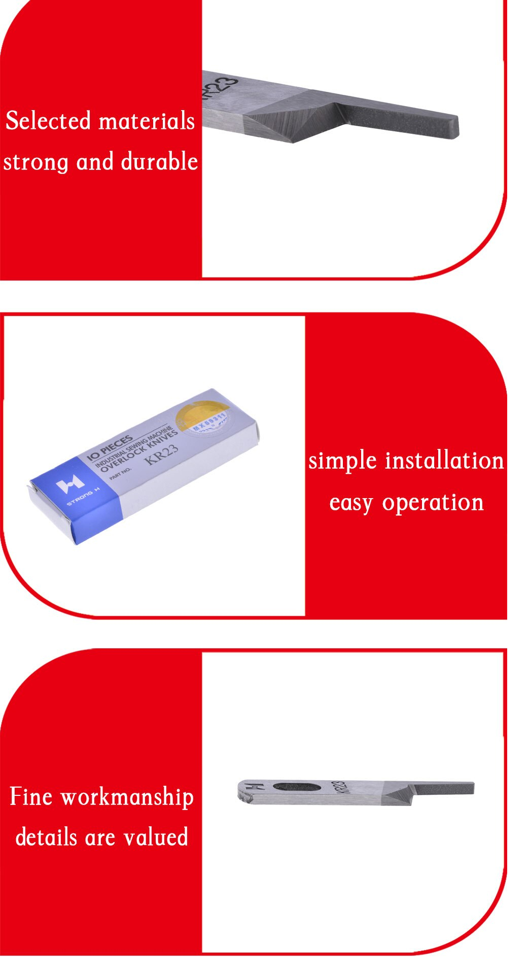 [COMBO 10 CHIẾC] Dao Vắt Sổ Trên KR23