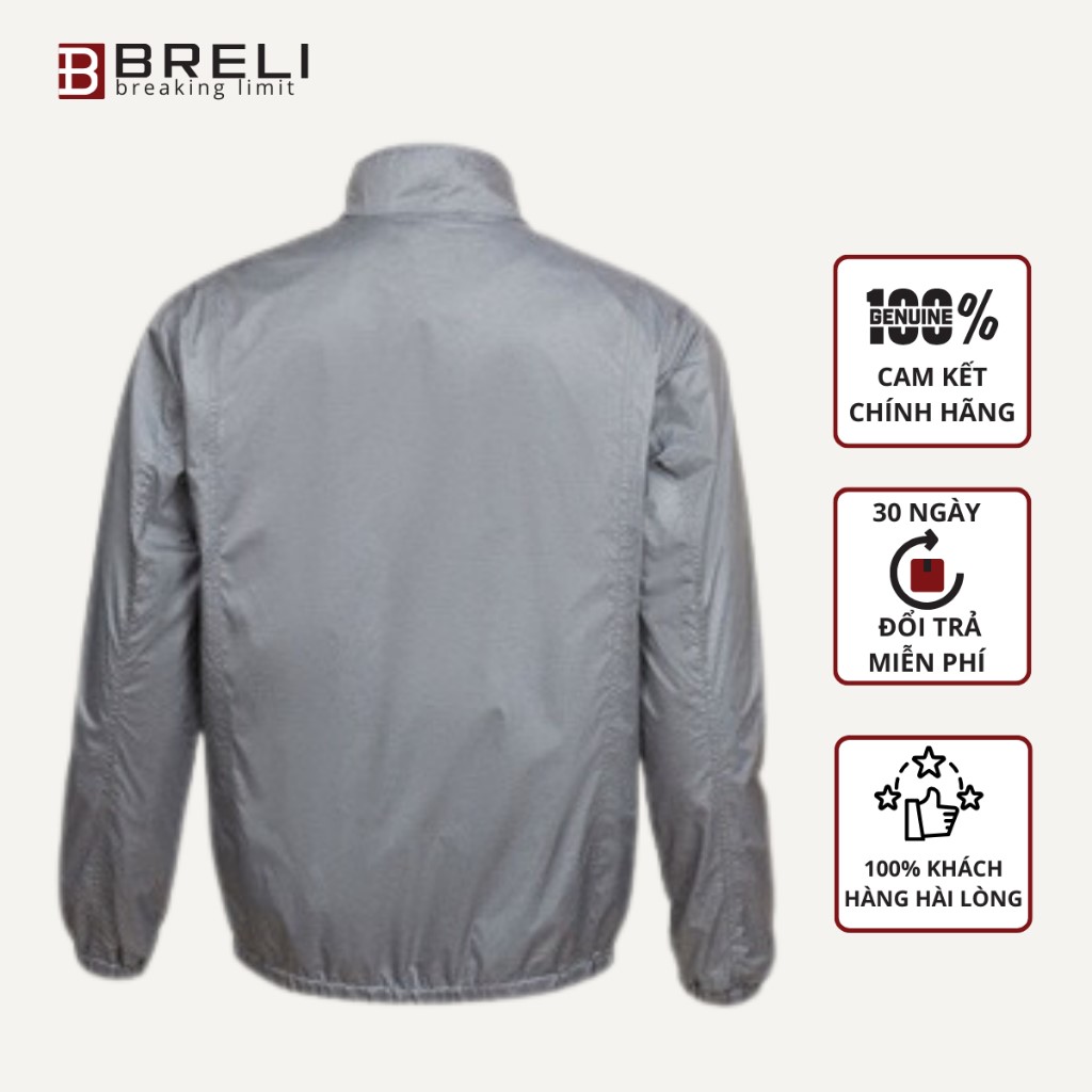 Áo khoác gió nam Breli - BAG2133-LGR