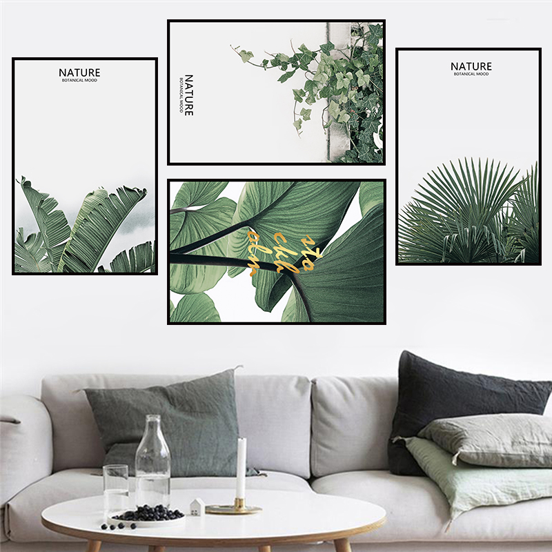 Decal Sticker Tranh dán tường mẫu hoa lá IN công nghệ chất lượng cao Zooyoo ZH61