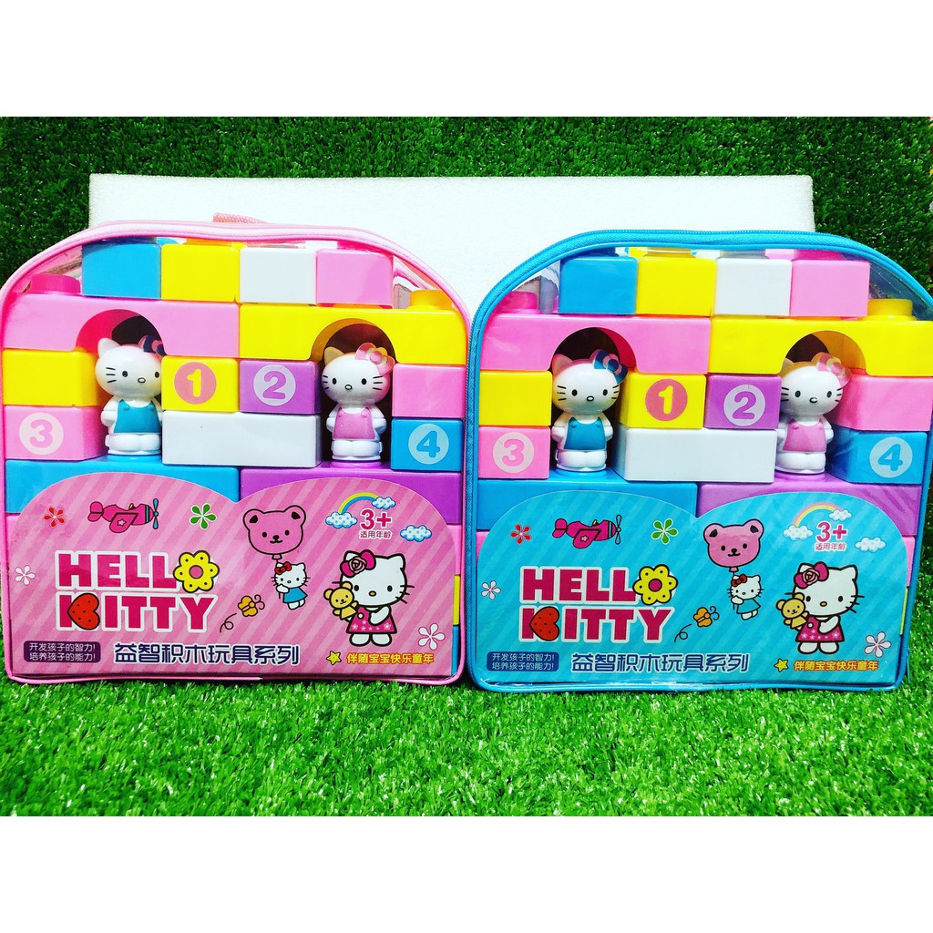[HCM]Bộ Đồ Chơi Lắp Ráp Mèo Kitty/ Chuột Mickey/ Heo Peppa Cho Bé Thỏa Sức Sáng Tạo (Giao Mẫu Ngẫu Nhiên)