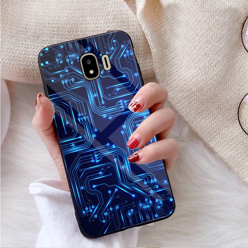 Ốp Lưng SAMSUNG GALAXY J2 PRO, J4 2018 Mặt kính gương sáng bóng cao cấp
