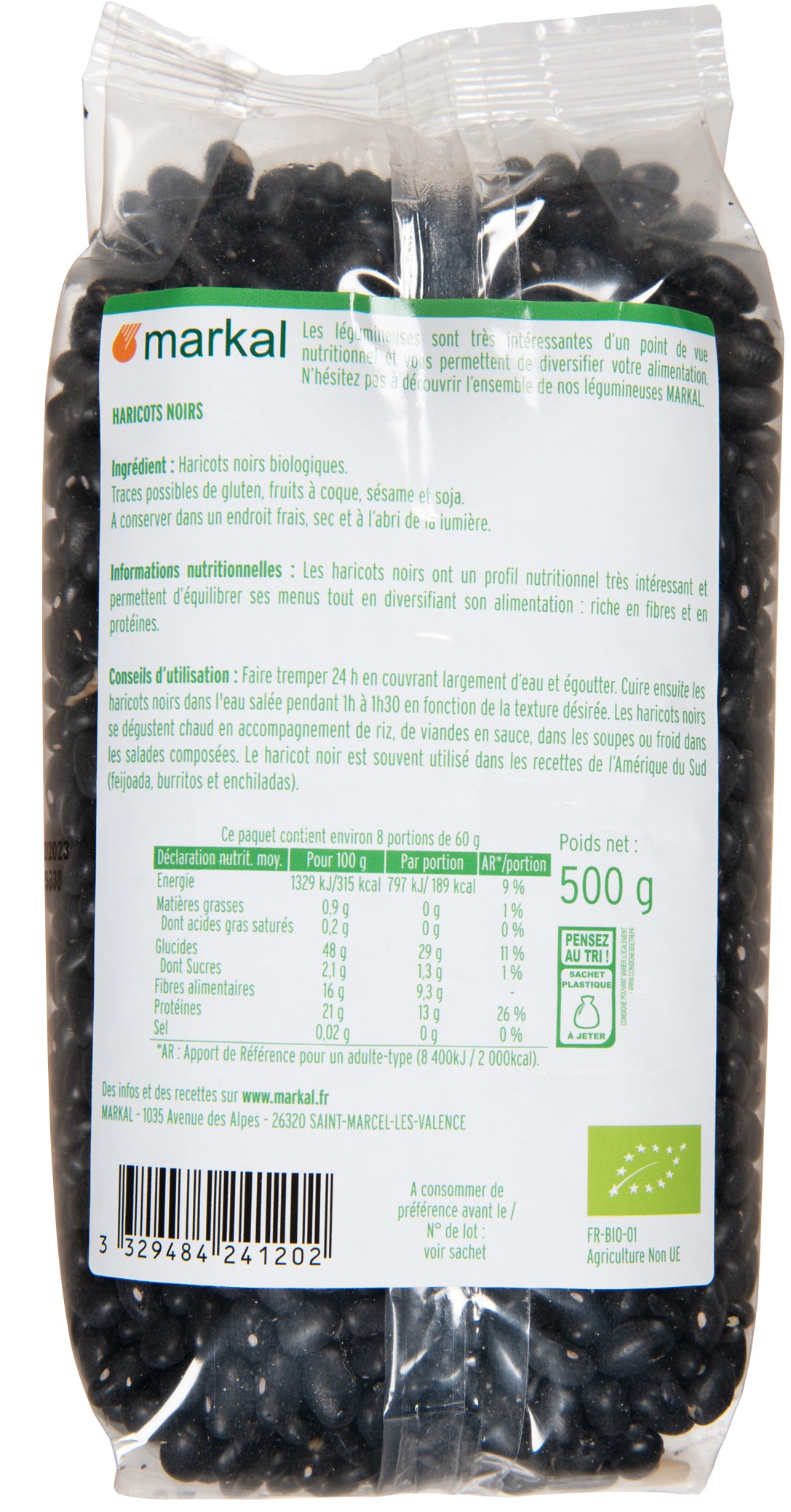 [Markal]Đậu đen hữu cơ - 500gr