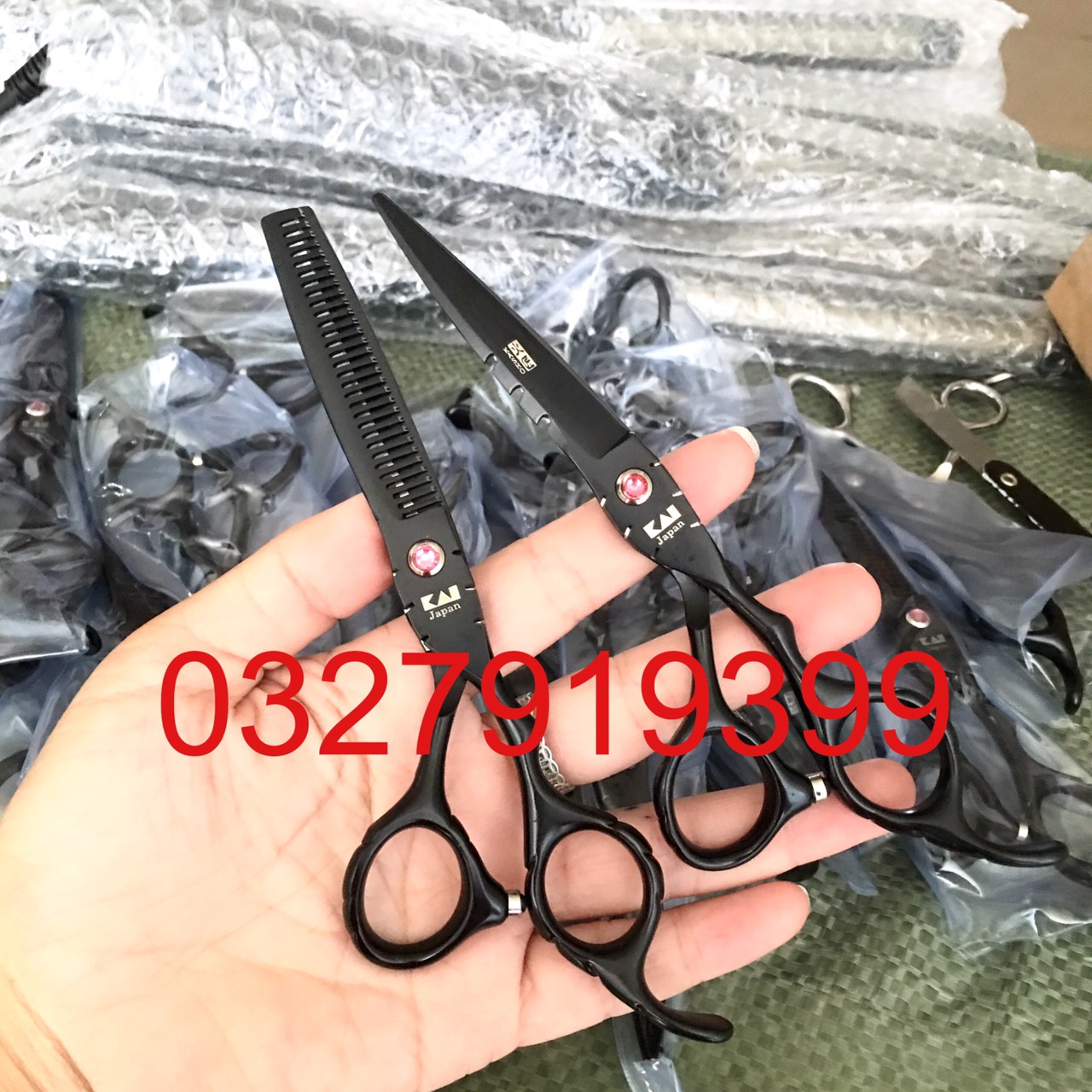 Kéo cắt tỉa tóc cao cấp KAI 6.0in