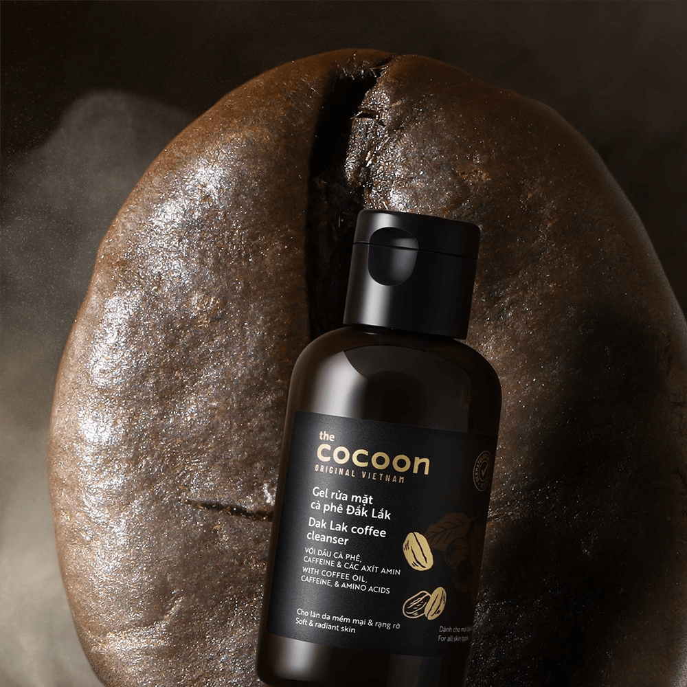 Gel rửa mặt cà phê Đắk Lắk Cocoon giúp da mềm mại và rạng rỡ (140ml)
