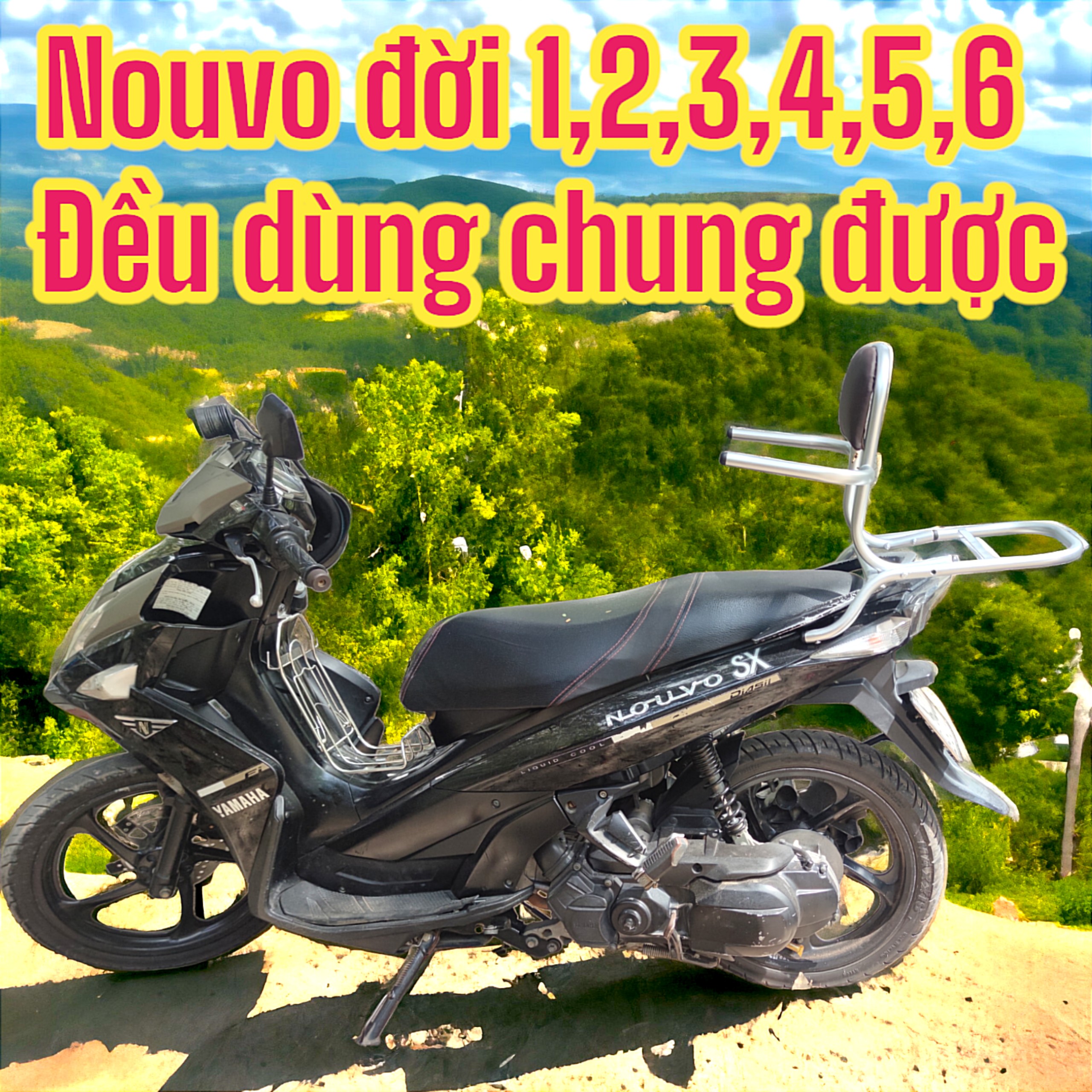 ( tặng lót tay) baga phượt xe Nouvo 1,2,34,5,6