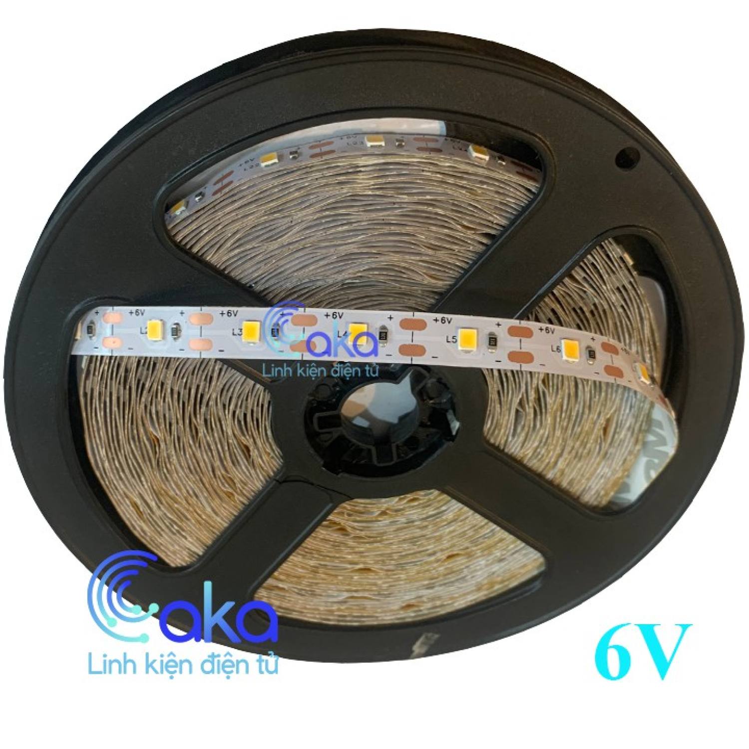 Led dây dán 6v vàng ấm