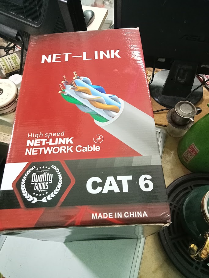Cuộn dây cable mạng Ct6e netlink 305m