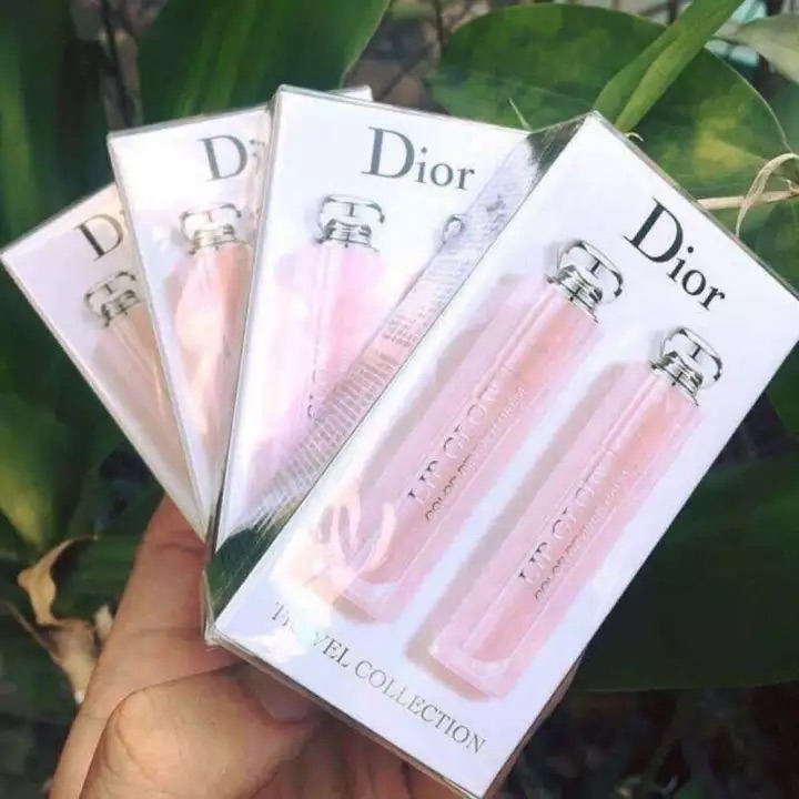 Set 2 Son Dưỡng Môi Dior 001, 004 Full Size