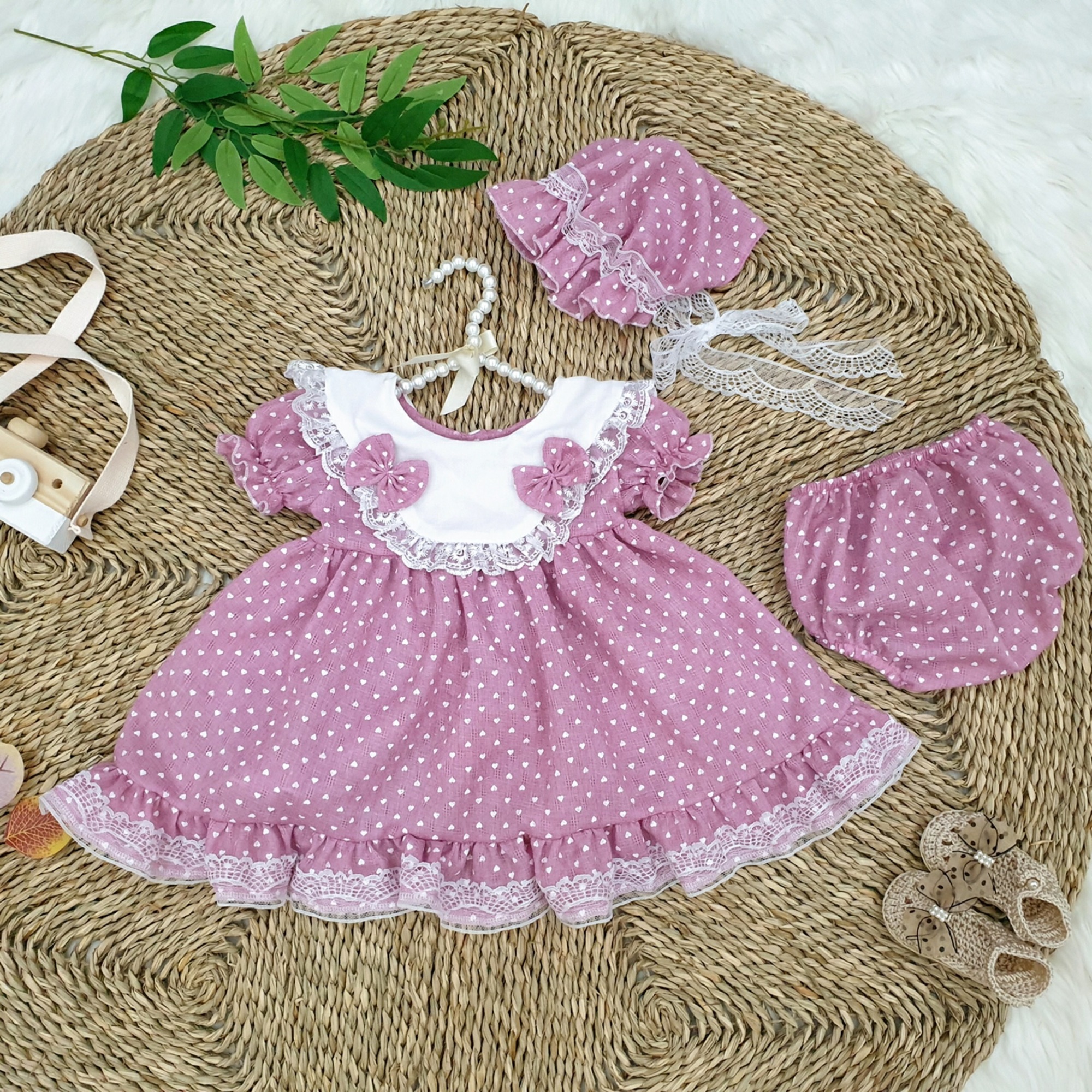 SÉT VÁY KÈM QUẦN CHÍP MƠ MÀNG TẶNG KÈM NÓN