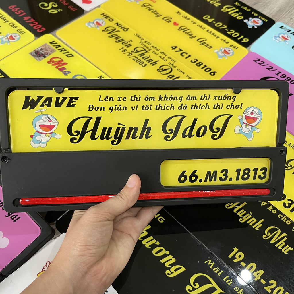 Bảng tên kiểu Indo full hộp đựng
