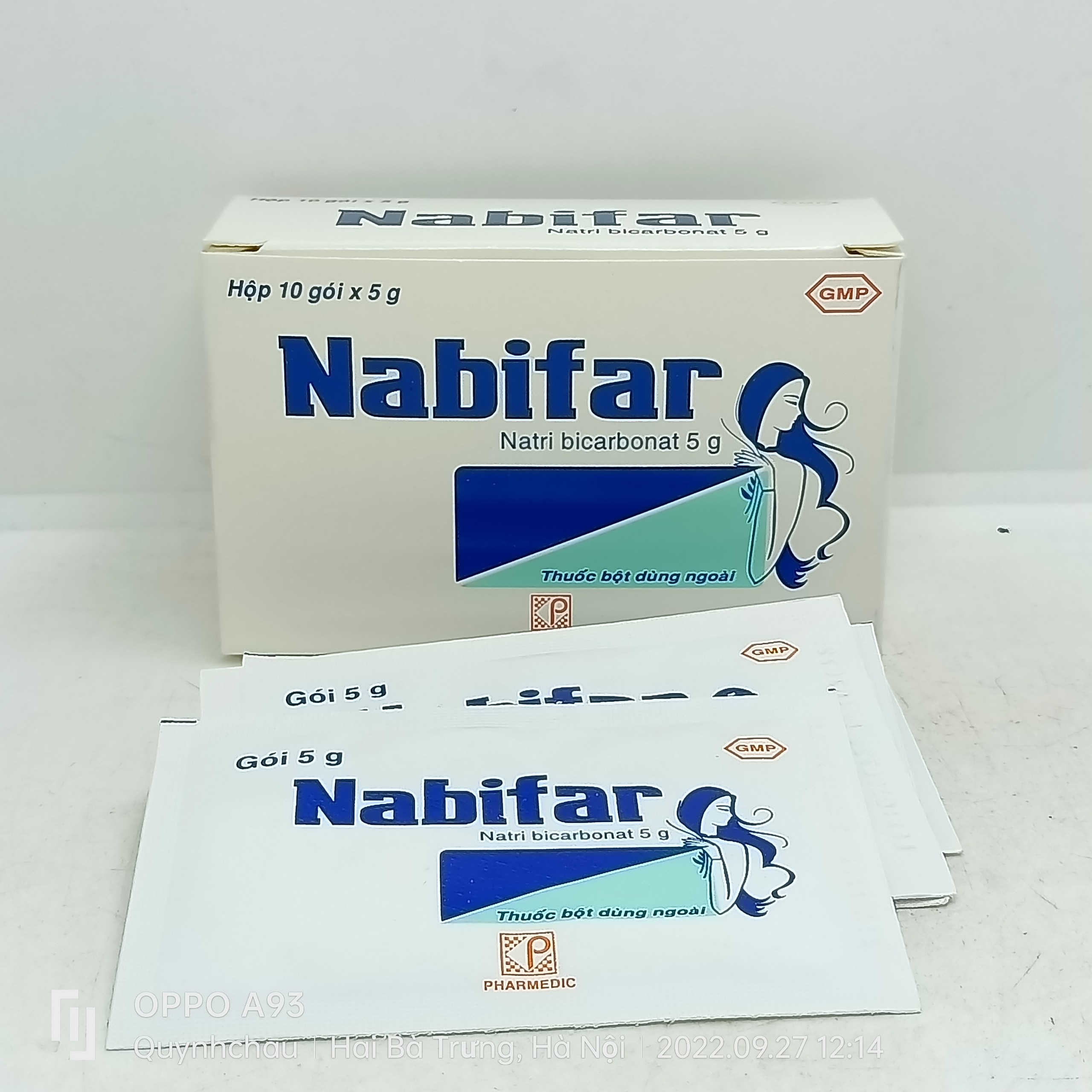 Muối vệ sinh Nabifar hộp 10 gói