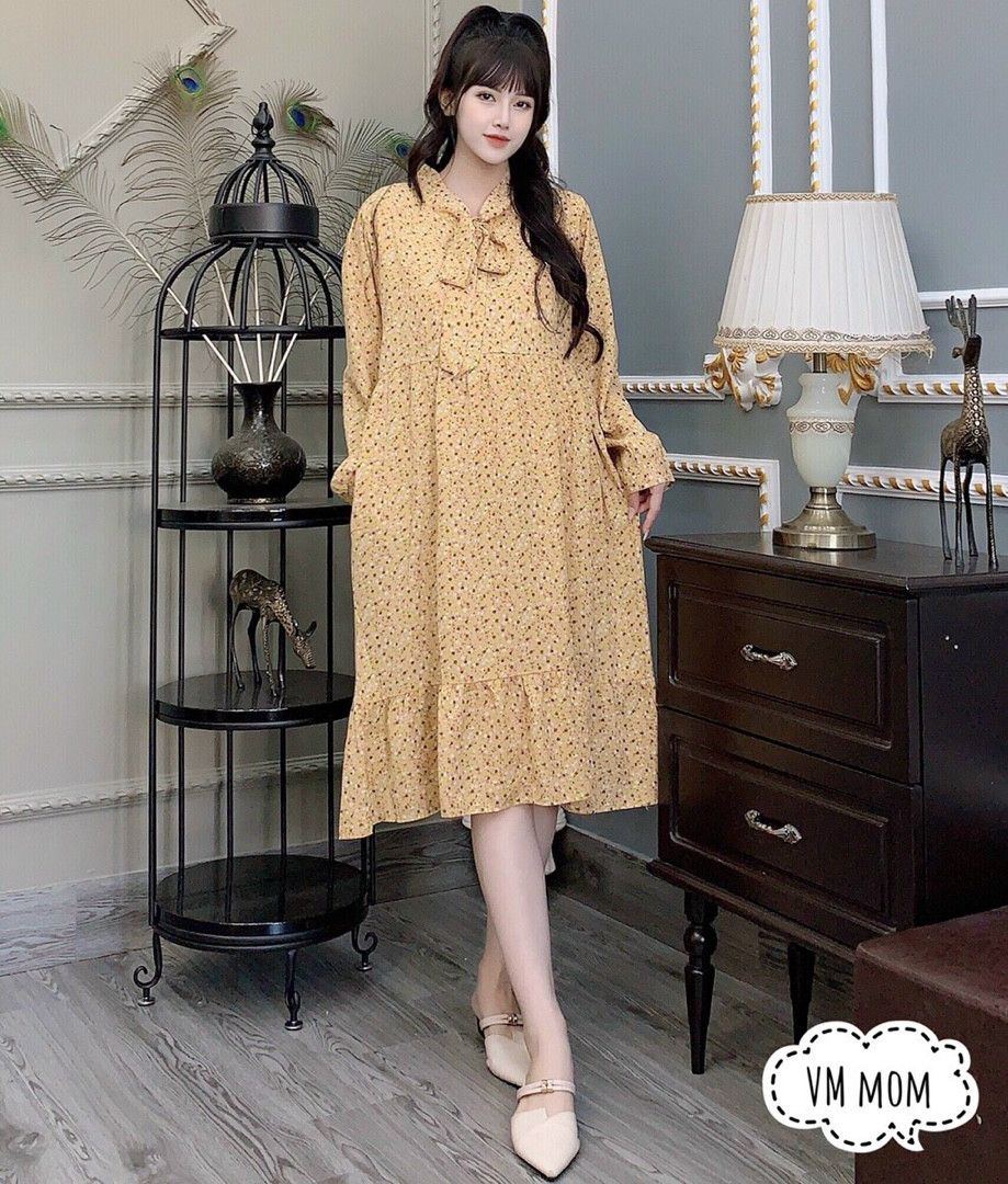 Váy đầm công sở cao cấp cho người mập, tay ngắn, dáng suông đẹp, sang trọng, bigsize