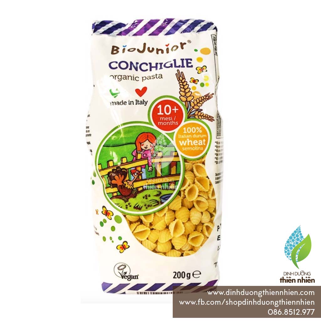 [TÚI NGUYÊN] Mì Nui Hữu Cơ Markal, Bio Junior, Bartolini Organic Pasta