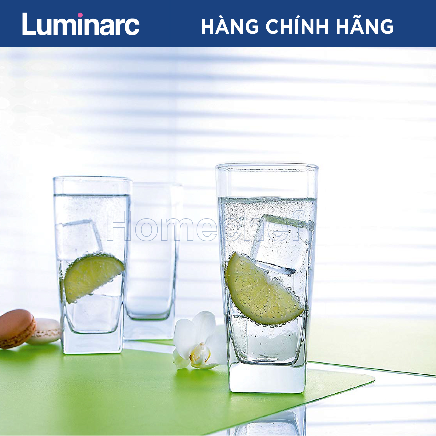 Bộ cốc thủy tinh Luminarc 330ml Sterling cao  G2519 / J5387 / J1583 / L1712 - Hàng chính hãng, chất liệu thủy tinh trong suốt, chịu nhiệt cao, bảo đảm an toàn vệ sinh, thiết kế tinh tế sang trọng, đẹp mắt