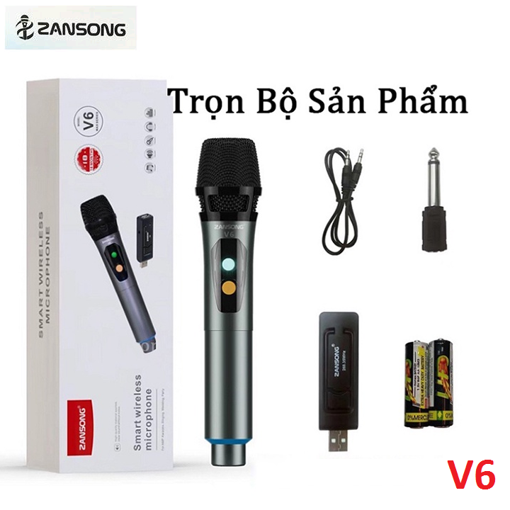 Micro Karaoke không dây V6
