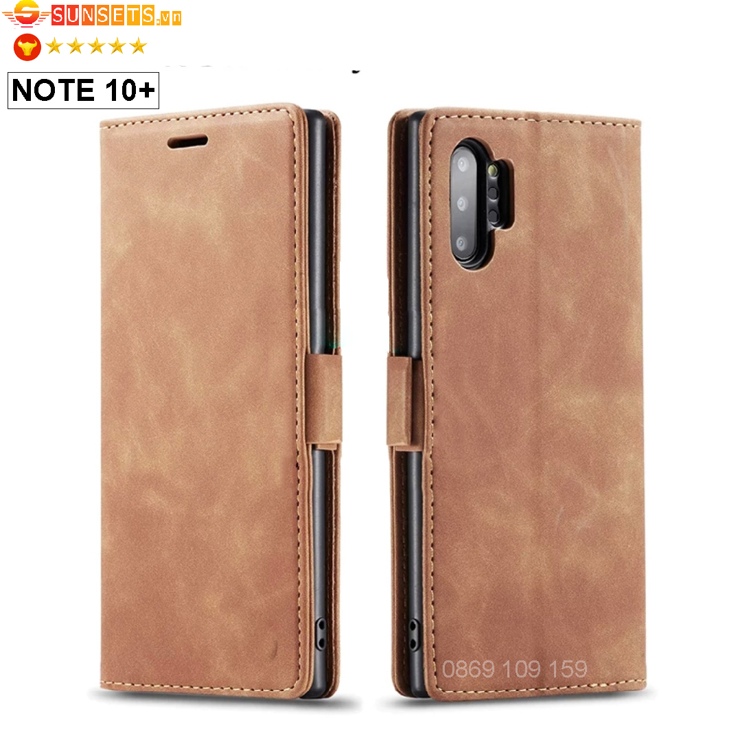Bao da Samsung S21/ Note 20 Ultra/ Note 10+/ Note 10 Lite/ Note 9 ngăn đựng thẻ ATM