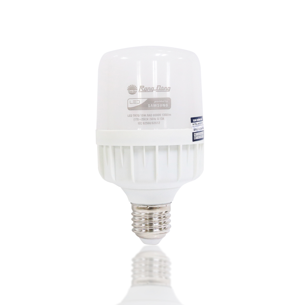 Bóng đèn LED BULB cảm biến 15W Rạng Đông (TR70.RAD/15W)