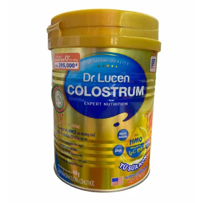 Sữa Dr. Lucen Colostrum 0+ HMO IgG 900G (trẻ từ 0-12 tháng)