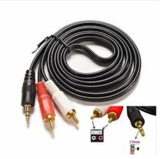 Dây Loa 1 ra 2 dài 3m đầu cắm 3.5mm