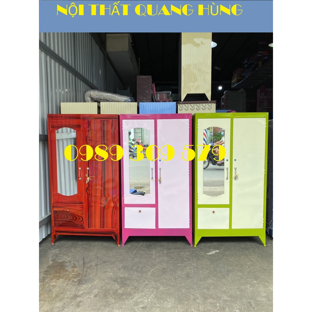 [HCM]TỦ SẮT 2 CỬA CAO 1M8 X NGANG 90CM  HCM