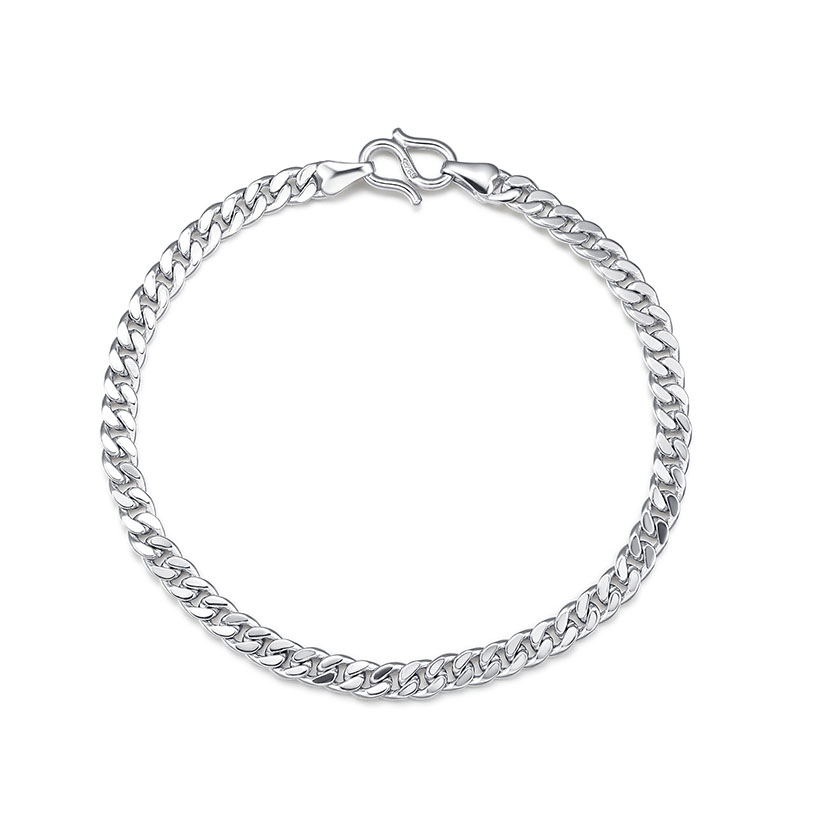 Lắc Tay Bạc Nữ Xích đơn Bạc Ta LTU473 Bạc Hiểu Minh