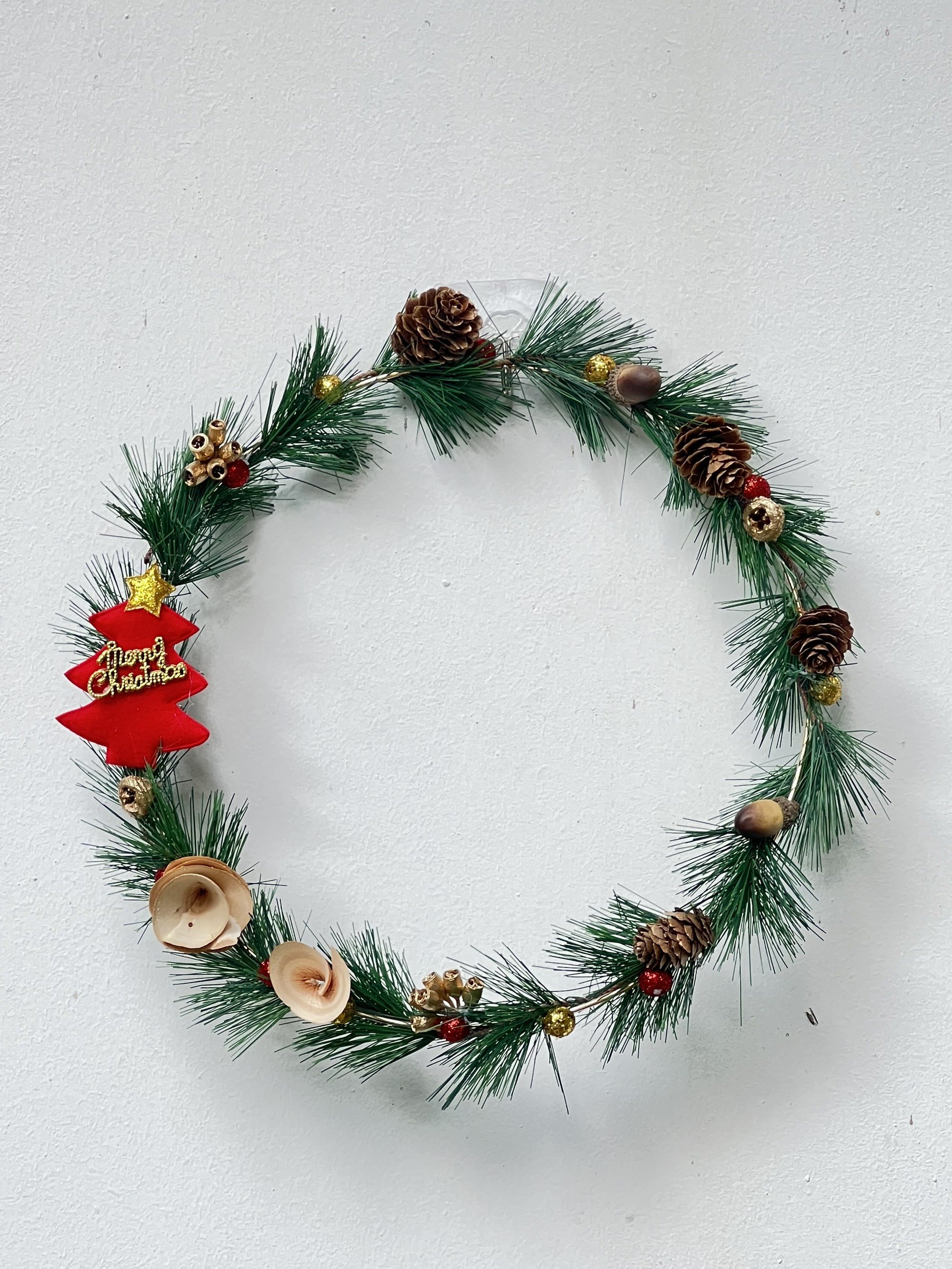 VÒNG NGUYỆT QUẾ 30CM TRANG TRÍ NOEL LUNG LINH