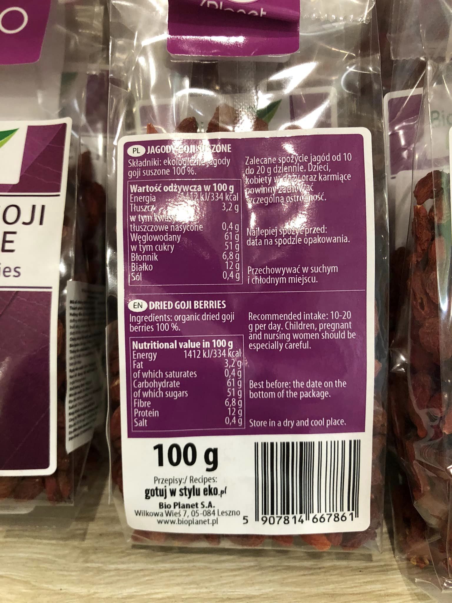 Kỷ tử hữu cơ Bio Planet