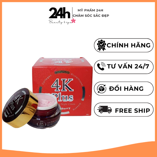 [HCM]Kem mụn 4K Plus đỏ Thái Lan