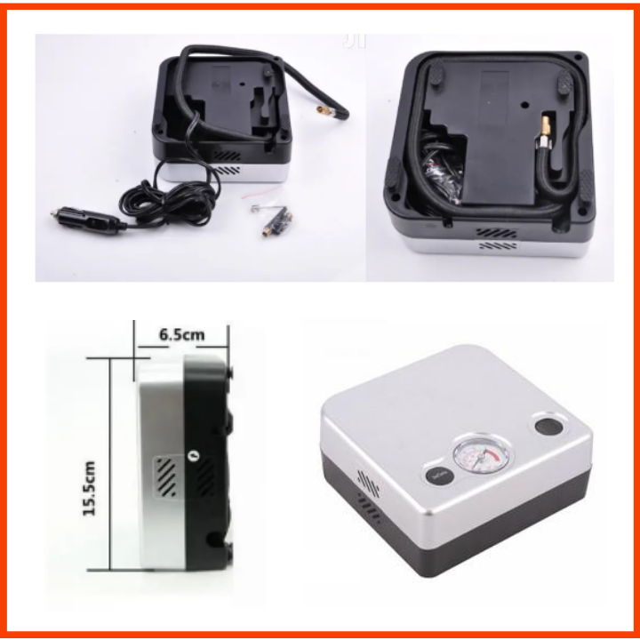 Bơm lốp ô tô, xe máy tire inflator nhỏ gọn, tiện lợi