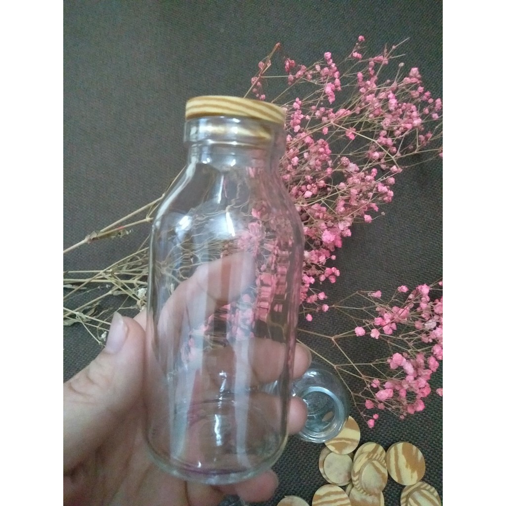 Combo 3 Lọ Thủy Tinh 100Ml Kèm Nút Xốp
