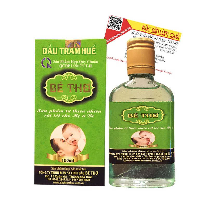 [ Chính Hãng ] Tinh Dầu Tràm bé Thơ - Lọ 100ml