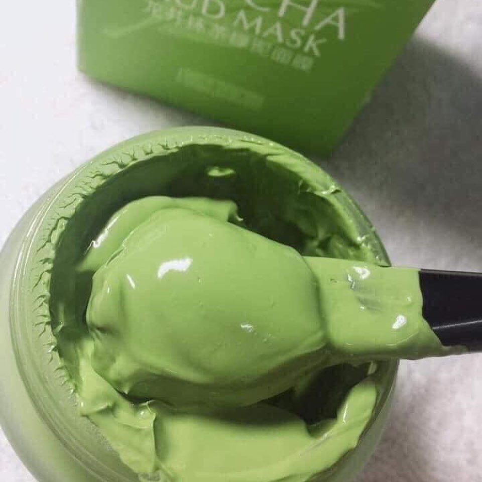 Mặt nạ bùn matcha Laikou - mặt nạ bùn Matcha trà