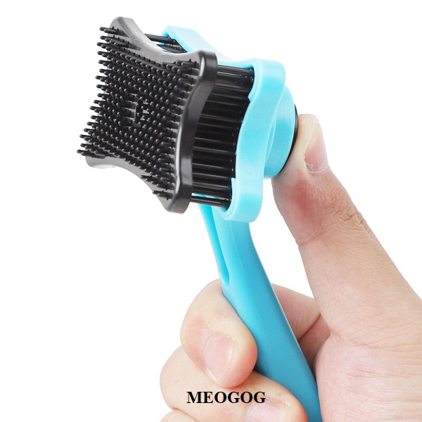 Lược chải lông cho chó mèo có nút bấm MEOGOG
